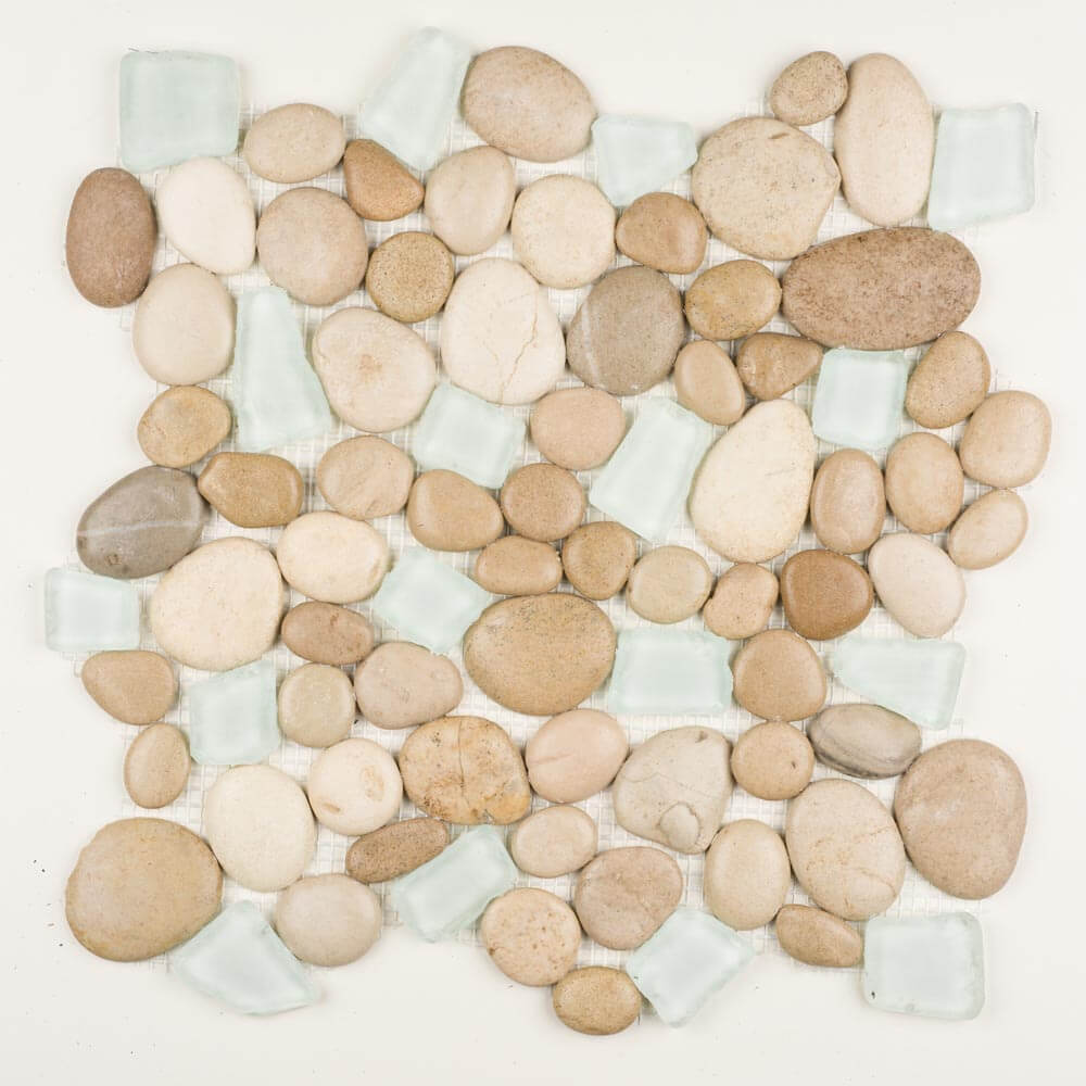 Sea Glass Stone Mosaics